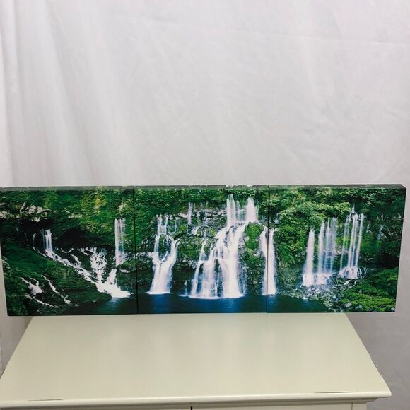 Art 🖼 8”x8”x1” Waterfall Panel Art -DON’ T bundle - Picture 1 of 4